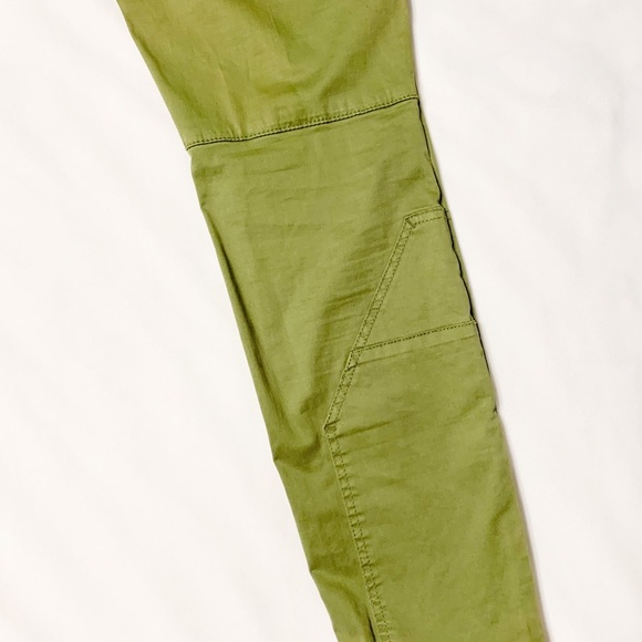 BLANK NYC Army Olive Green Skinny Zipper Pants-26 - Picture 6 of 12